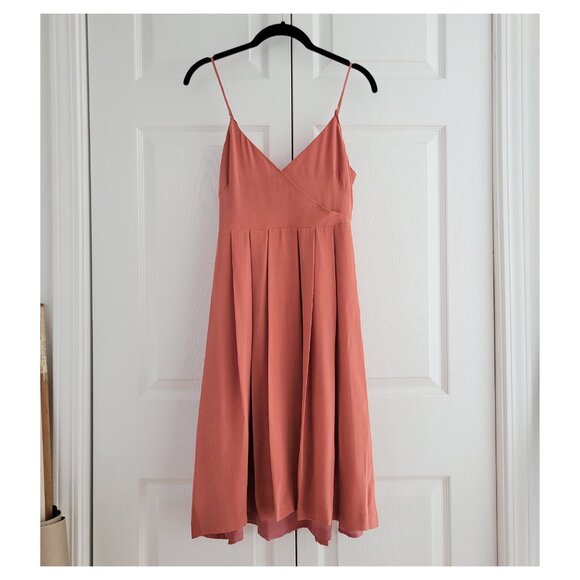 Madewell silk pleated cami dress EUC - Picture 1 of 8